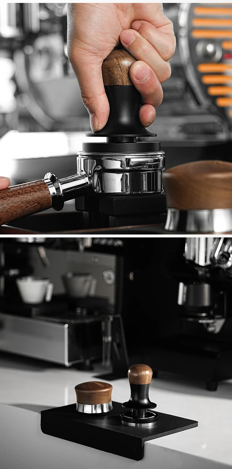 Precision 30lb Espresso Tamper Set: 51/53/58.35mm