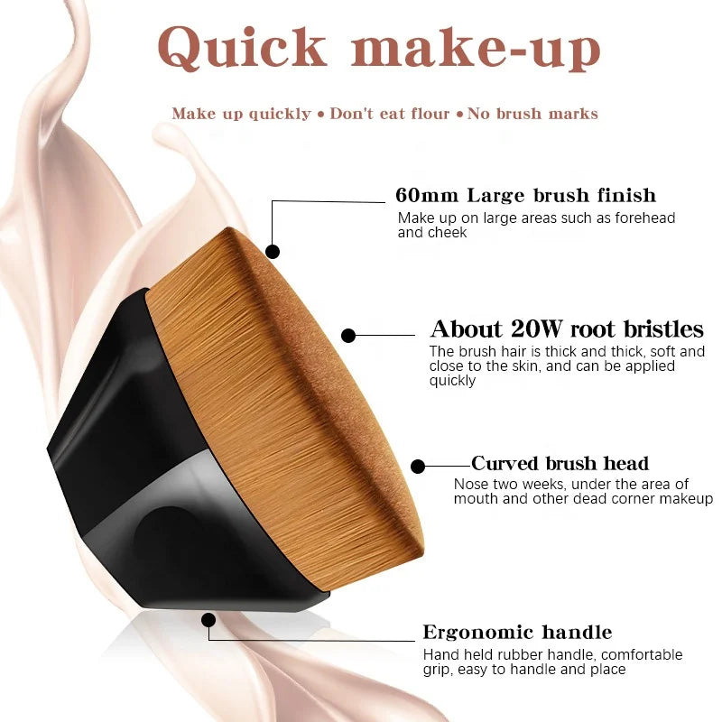 Portable Professional Makeup Brush for Beauty Powder and Blushup