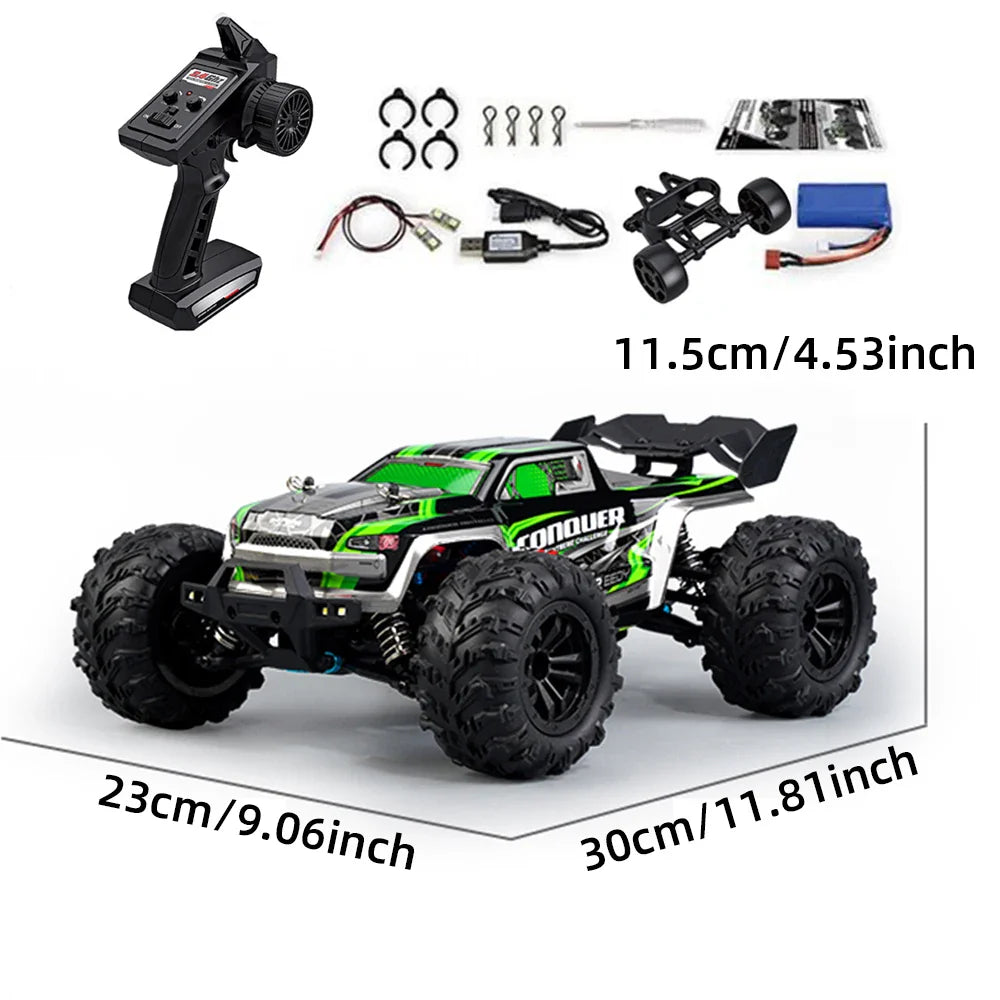 2024 New 1:16 Scale RC Cars: High-Speed Monster Truck for Boys