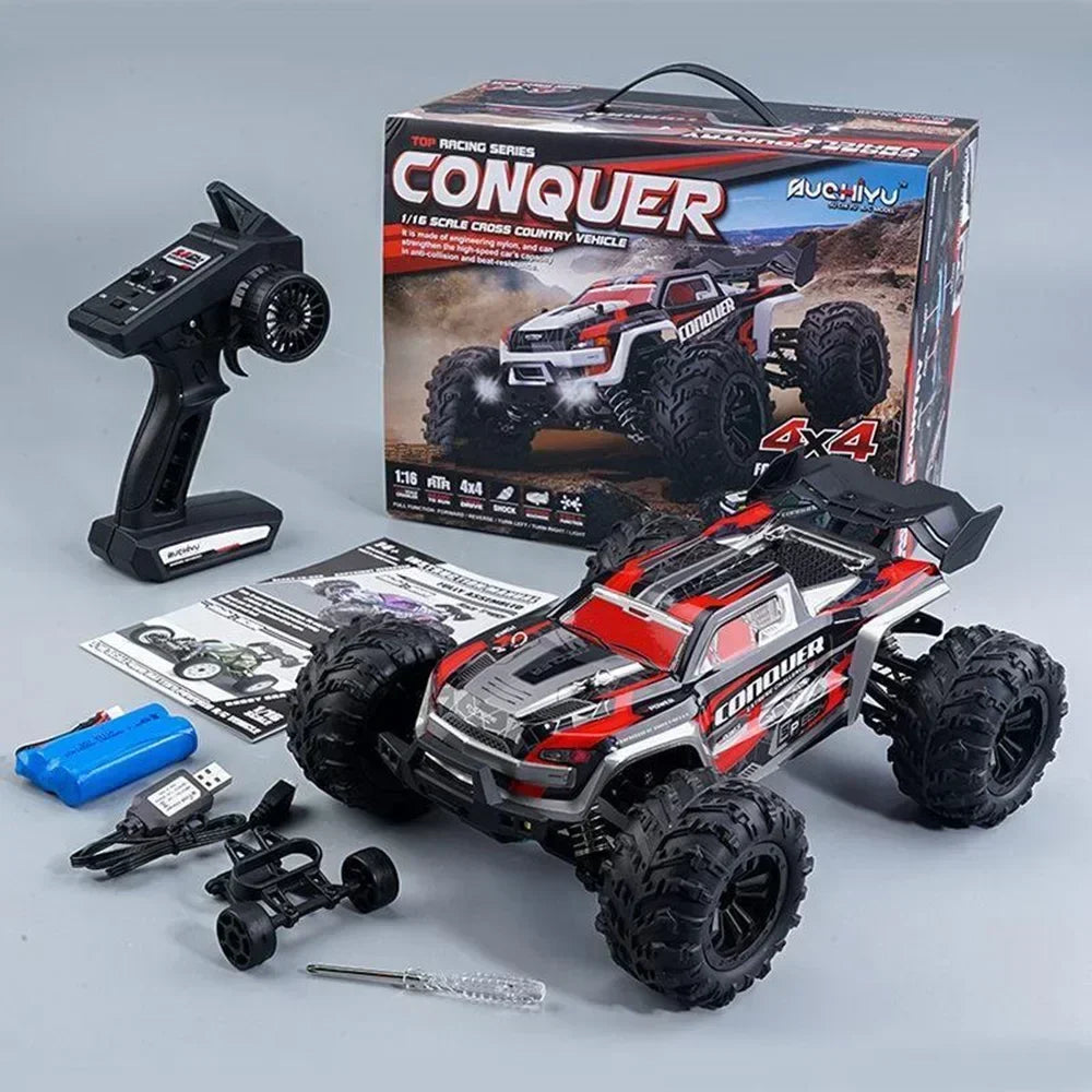 2024 New 1:16 Scale RC Cars: High-Speed Monster Truck for Boys