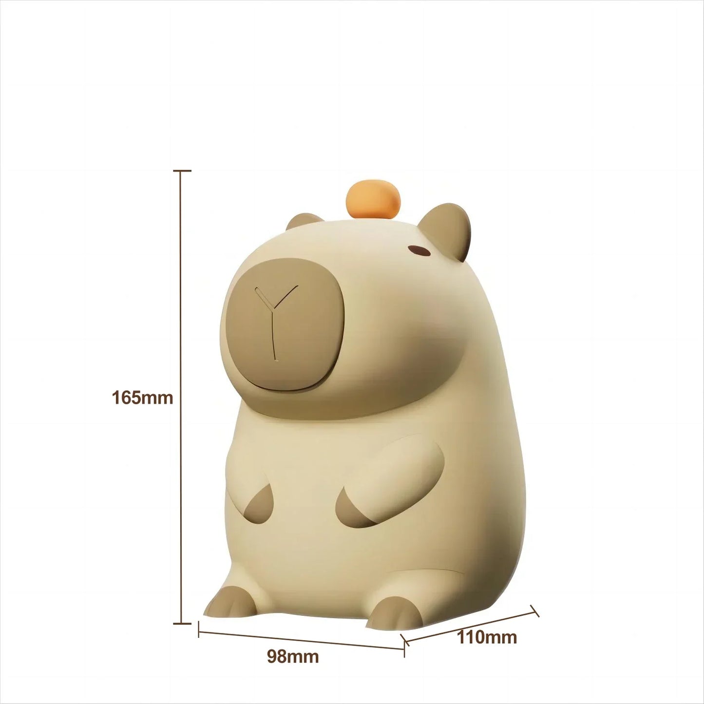 Anime Capybara 3D Night Light