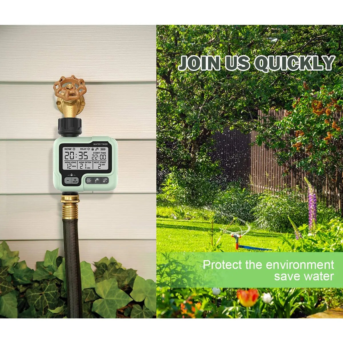 HCT-322 Garden Irrigation Water Timer