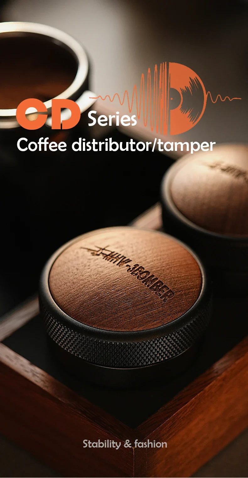 Precision 30lb Espresso Tamper Set: 51/53/58.35mm