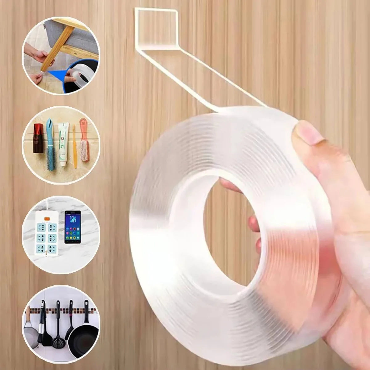 Ultra-Strong Double Sided Adhesive Tape for Home Improvement