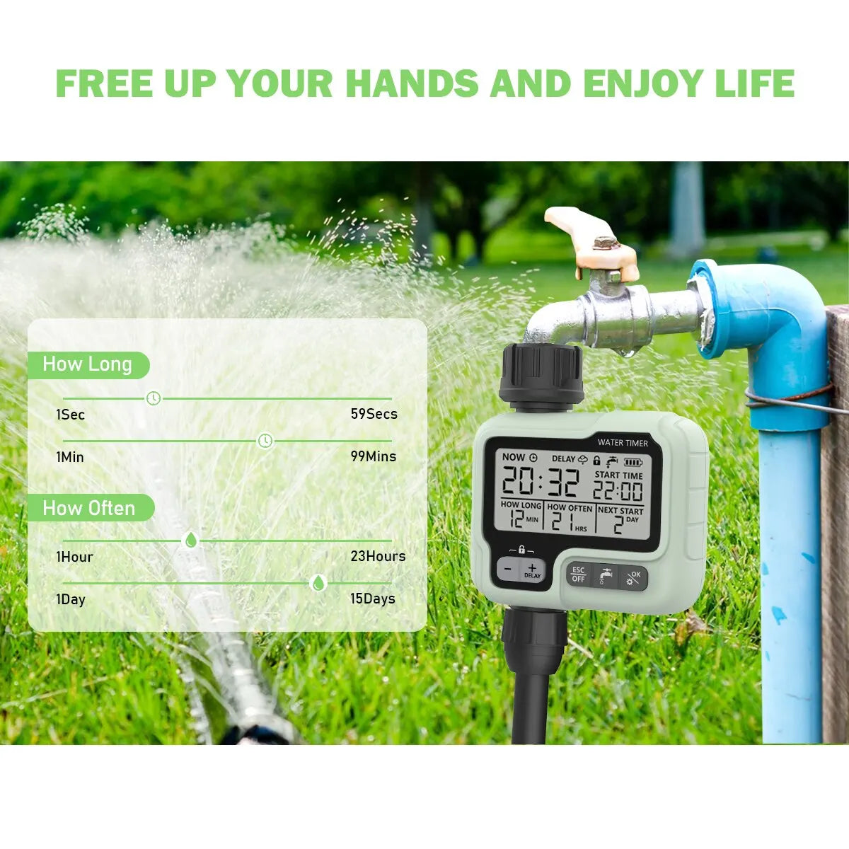 HCT-322 Garden Irrigation Water Timer