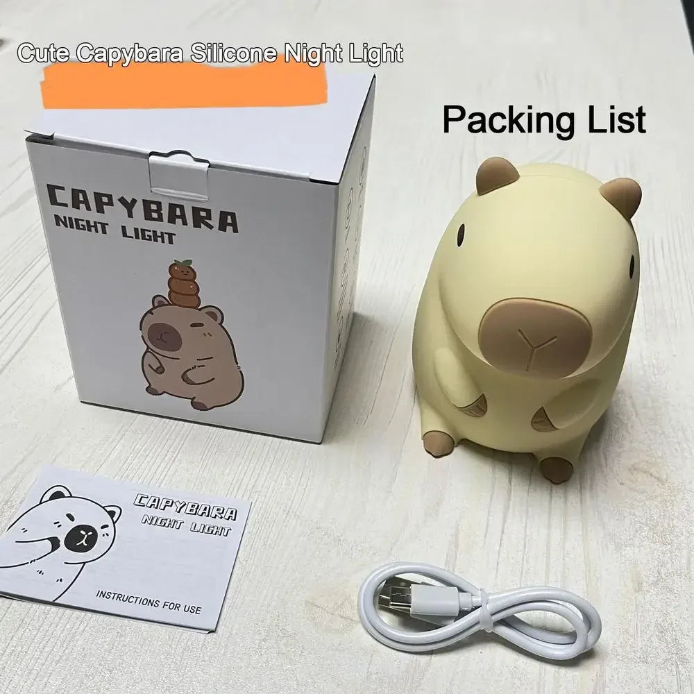 Anime Capybara 3D Night Light