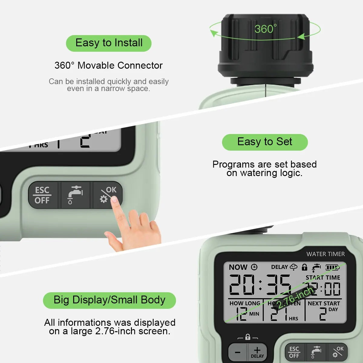 HCT-322 Garden Irrigation Water Timer