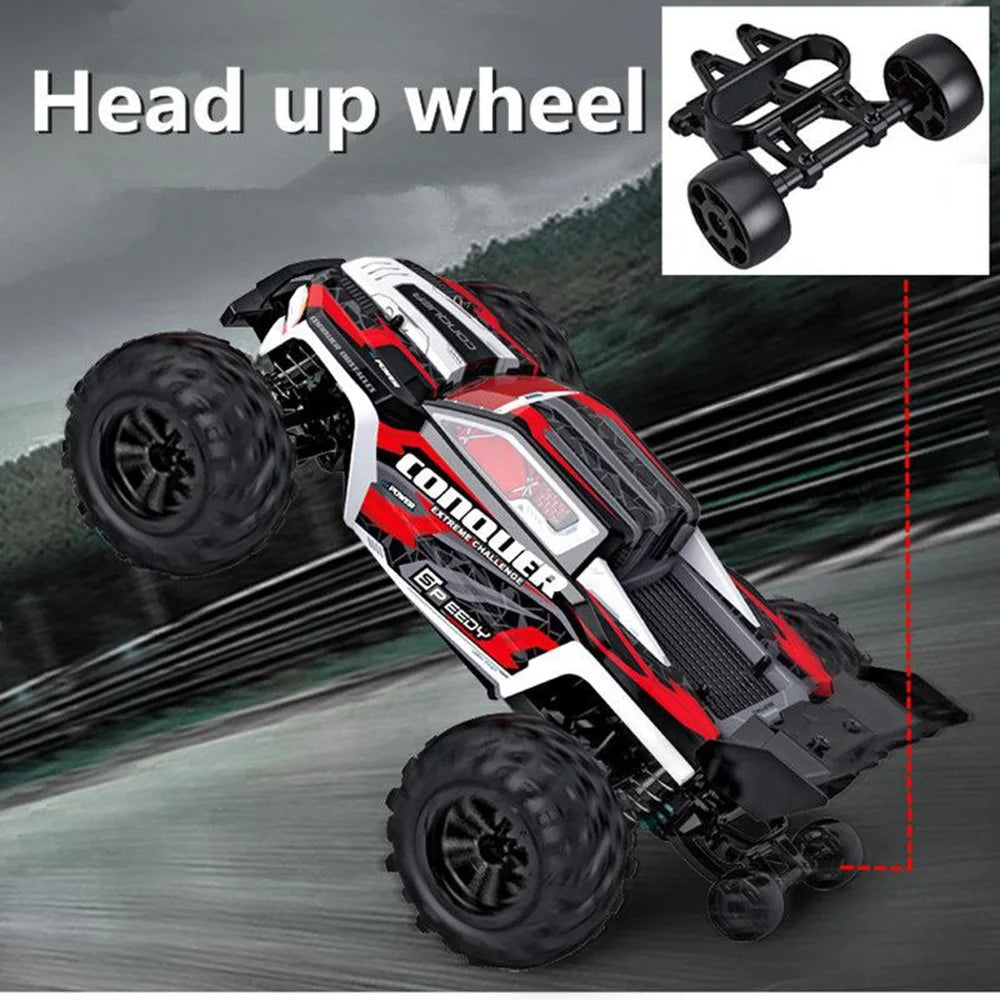 2024 New 1:16 Scale RC Cars: High-Speed Monster Truck for Boys